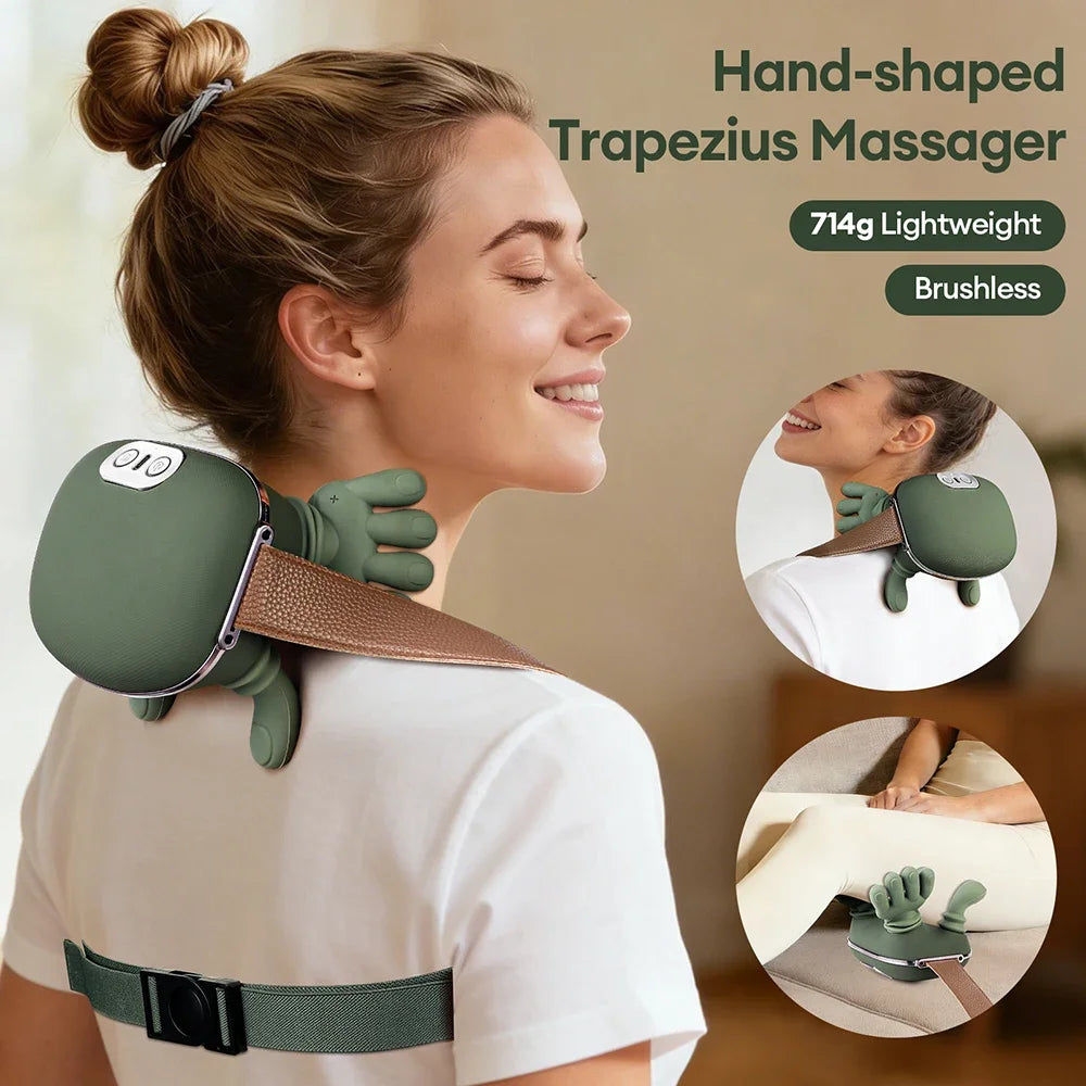 NeckEase™ Wireless Shiatsu Neck & Shoulder Massager